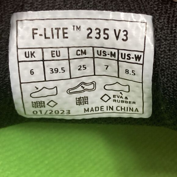 Inov8 F-Lite 235 V3 -Men's 7/Women's 8.5 -White/Black Cross Training/Workout/Gym - Picture 12 of 12